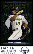 Ke'Bryan Hayes 2022 Topps Finest Flashback card