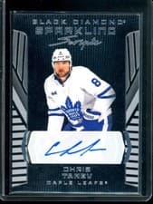 2025-26 Upper Deck Black Diamond Sparkling Scripts Christopher Tanev #SS-CT card