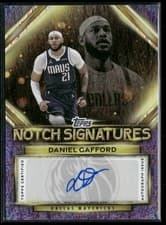 2025-26 Topps Topps Notch Signatures Daniel Gafford #TNS-DG card