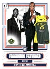 2025-26 Donruss WNBA Franchise Features Dominique Malonga #19 card