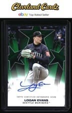 2025 Topps Update Baseball Stars Autographs Logan Evans #BSAU-LE card