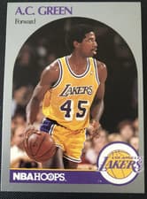 A.C. Green 1990-91 Hoops Base Set card