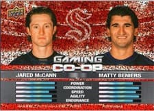 2024-25 Upper Deck Gaming Co-Op Jared McCann / Matty Beniers #CGO-22 card
