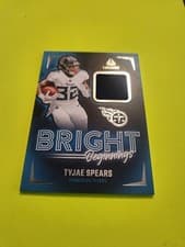 Tyjae Spears 2024 Panini Luminance Bright Beginnings Relics card