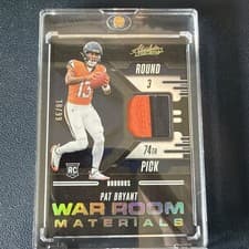 2025 Panini Absolute War Room Materials Pat Bryant #WRM-PBT card
