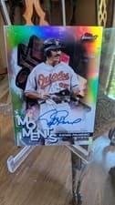 2024 Finest Moments Autographs Rafael Palmeiro #FMA-RP card