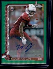 2025 Topps Chrome Retail Rookie Autographs Will Johnson #RRA-WJ card
