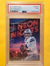 Dak Prescott 2024 Panini Spectra Neon Nights card