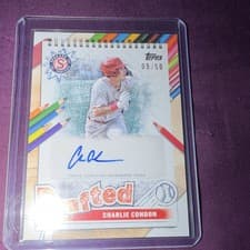 2025 Topps Pro Debut Drafted Autographs Charlie Condon #DRA-CC card