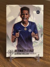 Estevao Willian 2025 Topps UEFA Ultimate Stage Chrome card