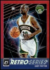 Gary Payton 2018 Panini Donruss Optic Retro Series card