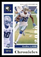 CeeDee Lamb 2020 Panini Chronicles card