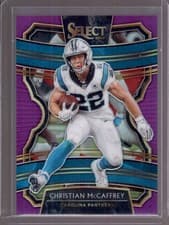 Christian McCaffrey 2019 Panini Select card