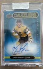 2024-25 Upper Deck Clear Cut 2021-22 UD Dazzlers Brendan Brisson #DA-BB card