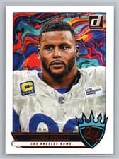 2025 Donruss All-Time Gridiron Kings Aaron Donald #ATGK-ADD card