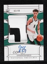 Dyson Daniels 2022 Panini National Treasures Collegiate card