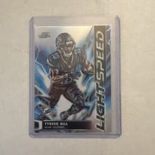 2025 Topps Cosmic Chrome Light Speed Tyreek Hill #LS-30 card