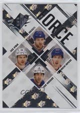 2024-25 SPx Force Leon Draisaitl/Zach Hyman/Ryan Nugent-Hopkins/Evan Bouchard #SF-DHHB card
