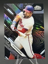 2026 Topps Chrome Black Damascus Kyle Schwarber #DAM-10 card