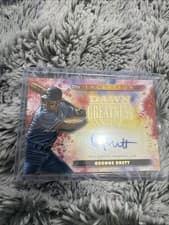 2024 Topps Inception Dawn Of Greatness Autographs George Brett #DGA-GB card