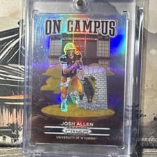 Josh Allen 2021 Panini Prizm Draft Picks On Campus card