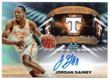 2024-25 Bowman University Chrome Campus Visits Autographs Jordan Gainey #CVA-JG card