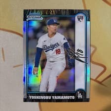 2024 Bowman Chrome 25th Anniversary Yoshinobu Yamamoto #BC25-4