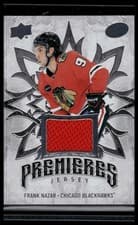 2024-25 Upper Deck Ice Ice Premieres Jersey Frank Nazar #IPJ-13 card