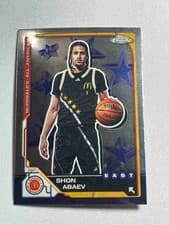 2025 Topps Chrome McDonald's All American Base Set Shon Abaev #1 card