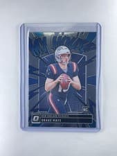 Drake Maye 2024 Panini Donruss Optic My House card