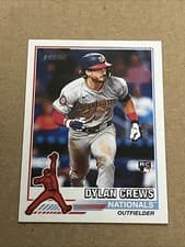 Dylan Crews 2025 Topps Heritage 1976 Redefined card