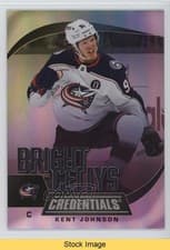 2025-26 Upper Deck Credentials Bright Cellys Kent Johnson #BC-11 card