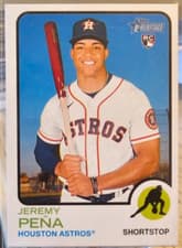 Jeremy Pena 2022 Topps Heritage card
