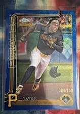 2025 Topps Chrome Logofractor Edition Base Set Oneil Cruz #252 card