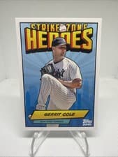 2024 Topps Japan Edition Strike Zone Heroes Gerrit Cole #SZH-22 card
