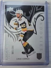2024-25 Upper Deck Ice Exquisite Collection Rookies Lukas Cormier #R-27 card