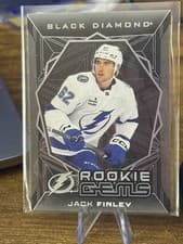 2025-26 Upper Deck Black Diamond Rookie Gems Jack Finley #RG-JF card