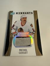 2024-25 Upper Deck Engrained Icons Remnants Michel Goulet #R-MG card