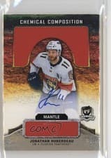 Jonathan Huberdeau 2020 Upper Deck The Cup Chemical Composition Mantle Autographs card