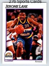 Jerome Lane 1991-92 Hoops Base Set card