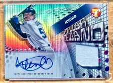 2025 Topps Pristine Popular Demand Autograph Relics Ichiro #PPDAR-I card