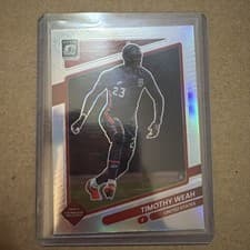 Timothy Weah 2021 Panini Donruss Road to Qatar card