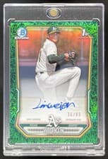 Wei-En Lin 2026 Bowman Chrome Prospect Autograph card