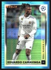 Eduardo Camavinga 2022 Topps Merlin Chrome UEFA Club Competitions card
