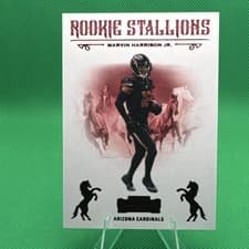 Marvin Harrison Jr. 2024 Panini Contenders Rookie Stallions card