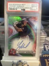 2024 Bowman's Best Best of 2024 Autographs Yohandy Morales #B24-YM card