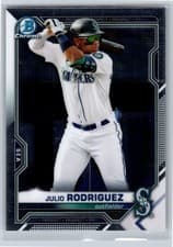 Julio Rodriguez 2021 Bowman Chrome Prospects card