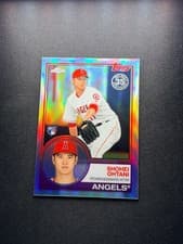 Shohei Ohtani 2018 Topps Chrome 1983 card