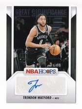 2024-25 Hoops Great SIGnificance Trendon Watford #GS-TWN card