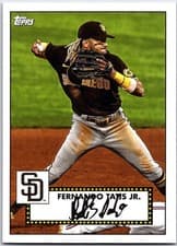 Fernando Tatis Jr 2021 Topps 1952 Redux card